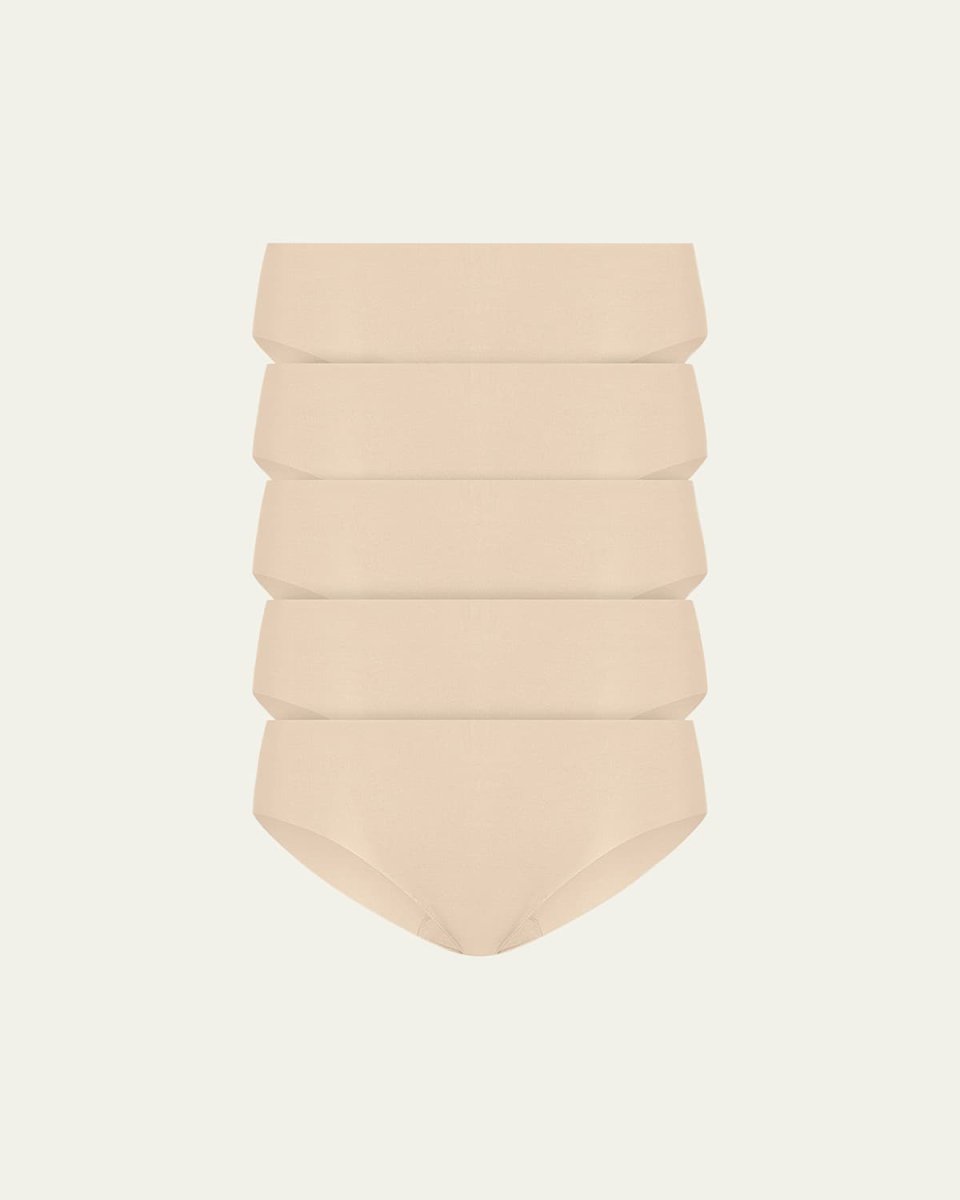 Classic Low-Rise Microfiber Bikini Briefs, Pack of 5